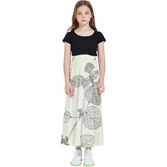 Lemon Balm Kids  Flared Maxi Skirt by Limerence