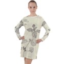 lemon balm Long Sleeve Hoodie Dress View1