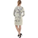 lemon balm Long Sleeve Hoodie Dress View2