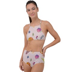 Summer Fruit High Waist Tankini Set by SychEva