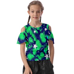 Space Odyssey  Kids  Butterfly Cutout Tee by notyouraveragemonet