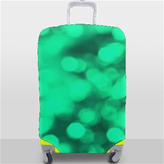 Light Reflections Abstract No10 Green Luggage Cover (large) by DimitriosArt