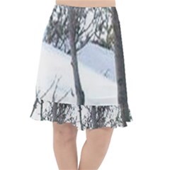 Winter Forest Fishtail Chiffon Skirt by SomethingForEveryone