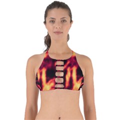 Lava Abstract Stars Perfectly Cut Out Bikini Top by DimitriosArt