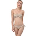 Festive Champagne Twist Bandeau Bikini Set View1