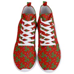 Christmas Trees Men s Lightweight High Top Sneakers by SychEva