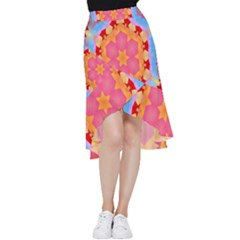 Digitalart Frill Hi Low Chiffon Skirt by Sparkle