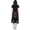 Digital Illusion Frill Hi Low Chiffon Skirt View2