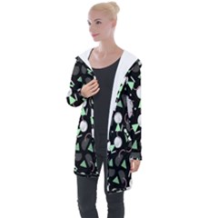 Digital Illusion Longline Hooded Cardigan by Sparkle