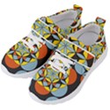 Abstract pattern geometric backgrounds   Kids  Velcro Strap Shoes View2