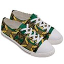 Abstract pattern geometric backgrounds   Women s Low Top Canvas Sneakers View3