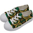 Abstract pattern geometric backgrounds   Kids  Low Top Canvas Sneakers View2