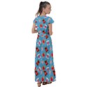 Cute Cats And Bears Flutter Sleeve Maxi Dress View2