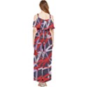 3d Lovely Geo Lines Vii Draped Sleeveless Chiffon Jumpsuit View2