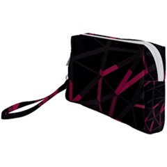 3d Lovely Geo Lines Viii Wristlet Pouch Bag (small) by Uniqued