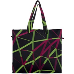 3d Lovely Geo Lines X Canvas Travel Bag by Uniqued