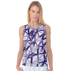 3d Lovely Geo Lines X Women s Basketball Tank Top by Uniqued