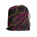 3D Lovely GEO Lines XI Drawstring Pouch (XL) View1