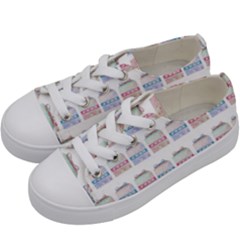 Gift Boxes Kids  Low Top Canvas Sneakers by SychEva