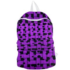 Weaved Bubbles At Strings, Purple, Violet Color Foldable Lightweight Backpack by Casemiro