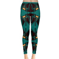 Abstract Geometric Design    Inside Out Leggings by Eskimos