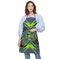 Abstract Geometric Design    Pocket Apron by Eskimos