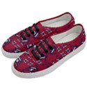 Abstract pattern geometric backgrounds   Women s Classic Low Top Sneakers View2