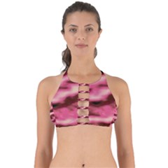 Pink  Waves Flow Series 6 Perfectly Cut Out Bikini Top by DimitriosArt