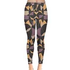 Abstract Pattern Geometric Backgrounds   Inside Out Leggings by Eskimos