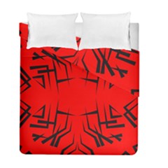 Abstract Pattern Geometric Backgrounds   Duvet Cover Double Side (full/ Double Size) by Eskimos