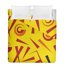 Abstract Pattern Geometric Backgrounds   Duvet Cover Double Side (full/ Double Size) by Eskimos