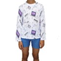 Computer Work Kids  Long Sleeve Swimwear View1