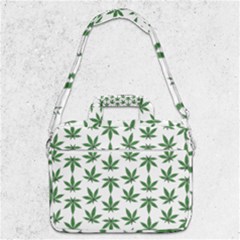 Weed Pattern Macbook Pro Shoulder Laptop Bag  by Valentinaart