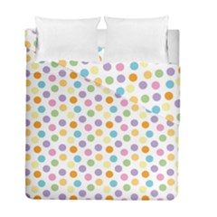 Dot Pattern Duvet Cover Double Side (full/ Double Size) by Valentinaart