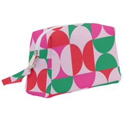 Geometric Pattern Wristlet Pouch Bag (large) by Valentinaart