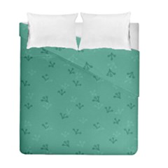 Floral Pattern Duvet Cover Double Side (full/ Double Size) by Valentinaart