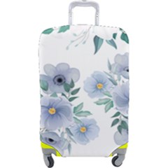 Floral Pattern Luggage Cover (large) by Valentinaart