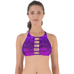 Magenta Waves Flow Series 2 Perfectly Cut Out Bikini Top by DimitriosArt