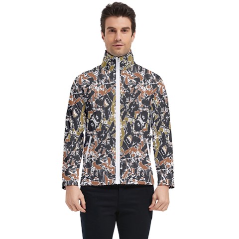 Modern Camo Tropical Print Design Men s Bomber Jacket by dflcprintsclothing