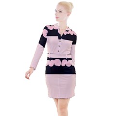 Janet1 Button Long Sleeve Dress by Janetaudreywilson