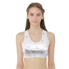 Types Of Sports Sports Bra With Border by UniqueThings