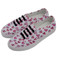 Funny Hearts Men s Classic Low Top Sneakers by SychEva