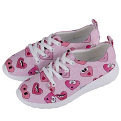 Emoji Heart Women s Lightweight Sports Shoes by SychEva
