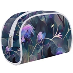 Dark Floral Make Up Case (large) by Dazzleway