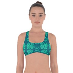 Abstract Pattern Geometric Backgrounds   Got No Strings Sports Bra by Eskimos