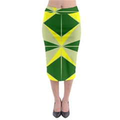 Abstract Pattern Geometric Backgrounds   Midi Pencil Skirt by Eskimos