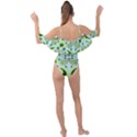 Floral pattern paisley style  Drape Piece Swimsuit View2