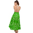 Floral folk damask pattern  Backless Maxi Beach Dress View2