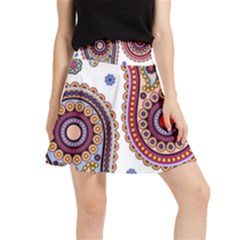 Paisley Pattern Waistband Skirt by befabulous