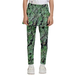 Botanic Camouflage Pattern Kids  Skirted Pants by dflcprintsclothing